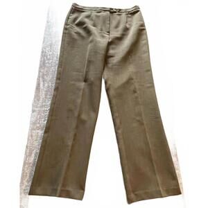 Vintage Prophecy Dress Women's Brown Polyester Blazer and Pants Set Size 12